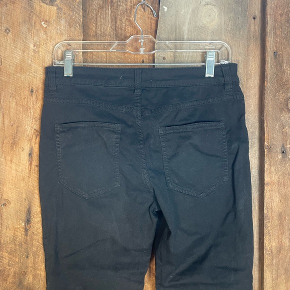 H&M L.O.G.G. Moto Black Jeans- Size 8 - Picture 5 of 10